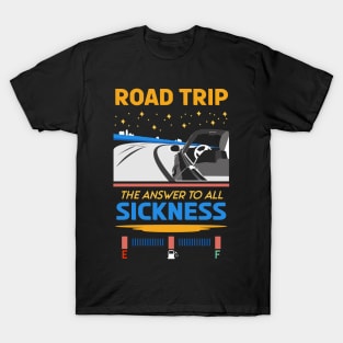 Retro Road trip the answer to all sickness 03 T-Shirt